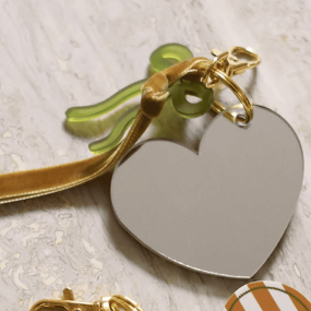 Porte-clés Adèle coeur Fée marraine - Les Mignonneries 2