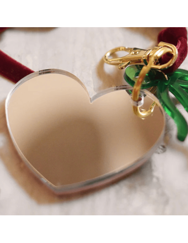 Porte-clés Adèle coeur Fée marraine - Les...