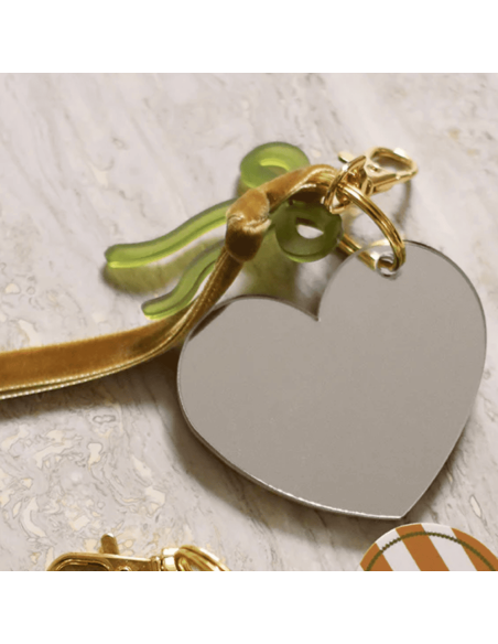 Porte-clés Adèle coeur Diva - Les Mignonneries