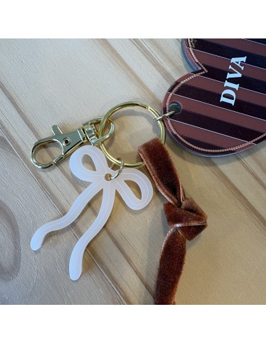 Porte-clés Adèle coeur Diva - Les Mignonneries