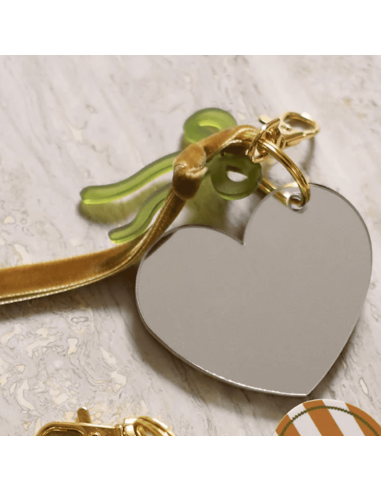Porte-clés Adèle coeur Bichette - Les Mignonneries