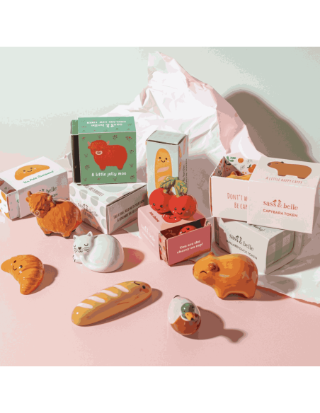 Mini grigri vache des Highlands - Sass & Belle