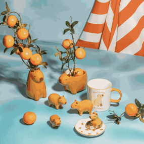 Mini grigri capybara - Sass & Belle 2