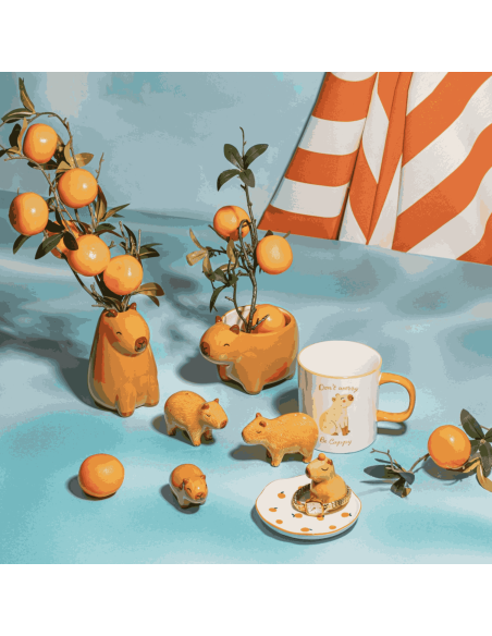 Mini grigri capybara - Sass & Belle