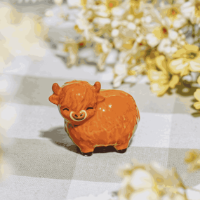 Mini grigri vache des Highlands - Sass & Belle