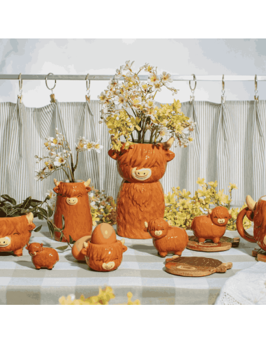 Mini grigri vache des Highlands - Sass & Belle