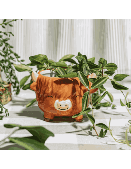 Mini pot pour plante Vache - Sass & Belle