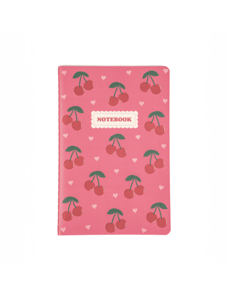 Cahier A5 Cerises - Sass & Belle