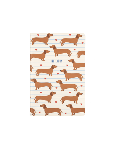 Cahier A5 Teckel - Sass & Belle