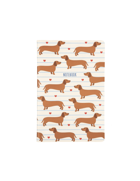 Cahier A5 Teckel - Sass & Belle
