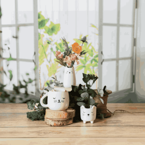 Vase céramique Chat - Sass & Belle 2
