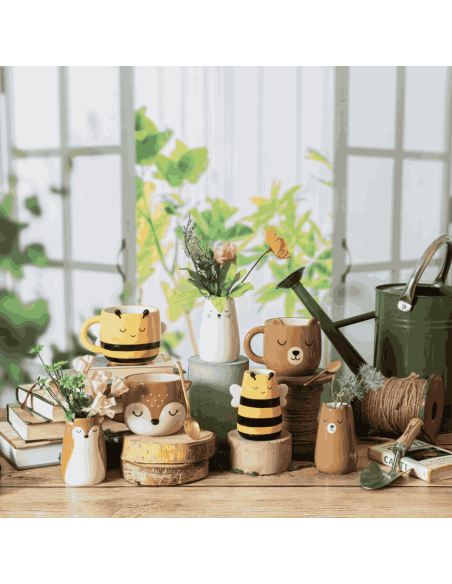 Vase céramique Chat - Sass & Belle