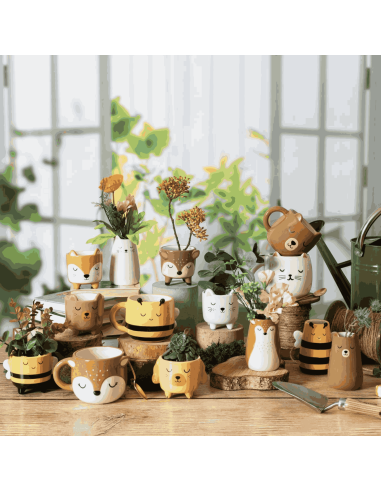 Vase céramique Chat - Sass & Belle