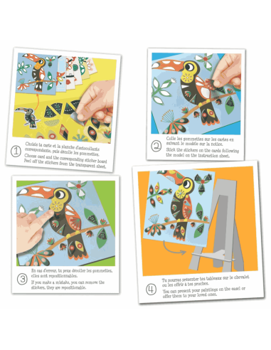 Gommettes repositionnables Dans mon arbre - Crea Lign'