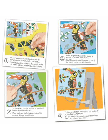 Gommettes repositionnables Dans mon arbre - Crea Lign'