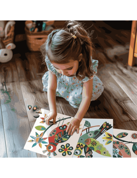 Gommettes repositionnables Dans mon arbre - Crea Lign'