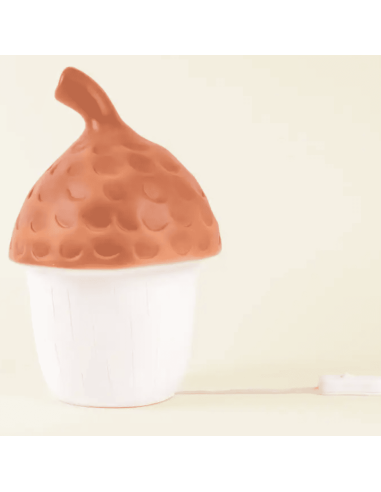 Lampe Veilleuse Gland rouge brique - Egmont Toys