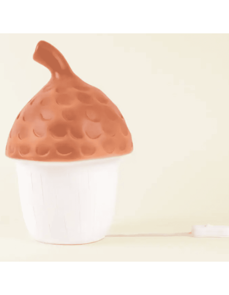 Lampe Veilleuse Gland rouge brique - Egmont Toys