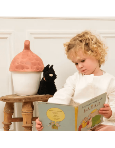 Lampe Veilleuse Gland rouge brique - Egmont Toys