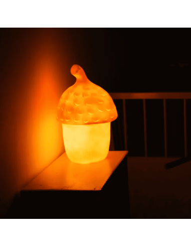 Lampe Veilleuse Gland rouge brique - Egmont Toys