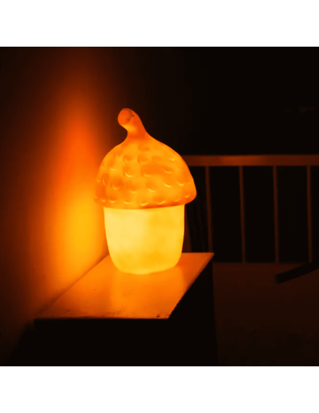 Lampe Veilleuse Gland rouge brique - Egmont Toys