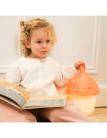 Lampe Veilleuse Gland rouge brique - Egmont Toys