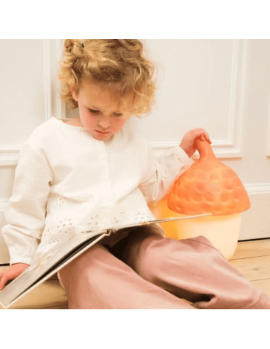 Lampe Veilleuse Gland rouge brique - Egmont Toys