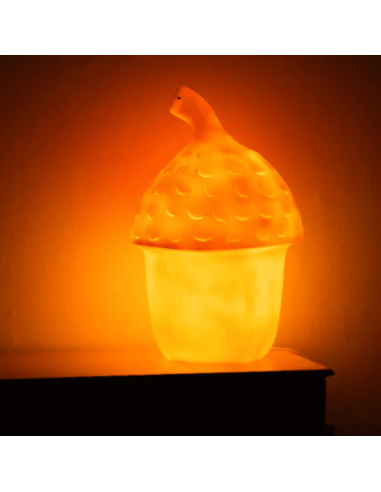 Lampe Veilleuse Gland rouge brique - Egmont Toys