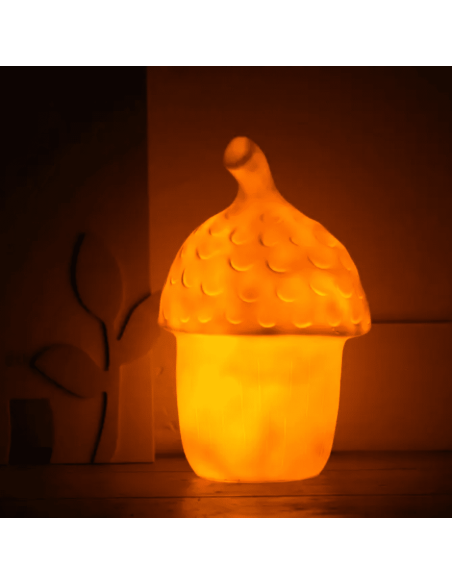 Lampe Veilleuse Gland rouge brique - Egmont Toys