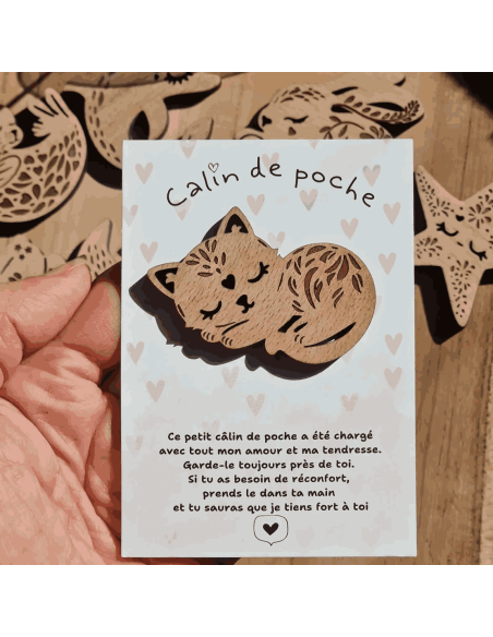 Câlin de poche Chat - Lilladrey