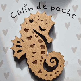 Câlin de poche Hippocampe - Lilladrey 2