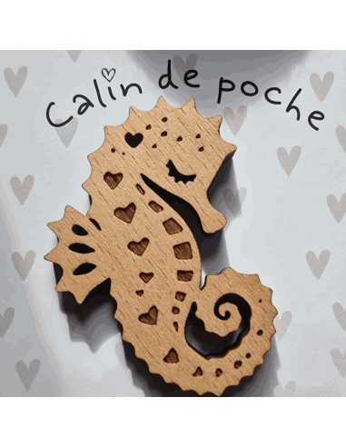 Câlin de poche Hippocampe - Lilladrey