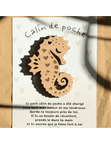 Câlin de poche Hippocampe - Lilladrey