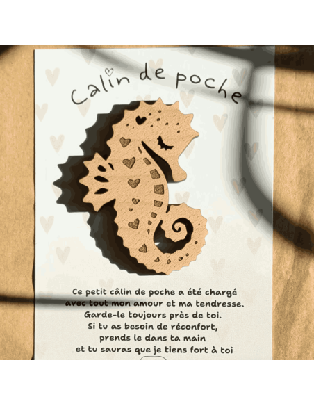 Câlin de poche Hippocampe - Lilladrey