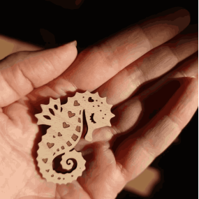 Câlin de poche Hippocampe - Lilladrey