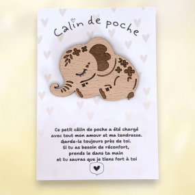 Câlin de poche Eléphant - Lilladrey 2