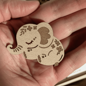 Câlin de poche Eléphant - Lilladrey