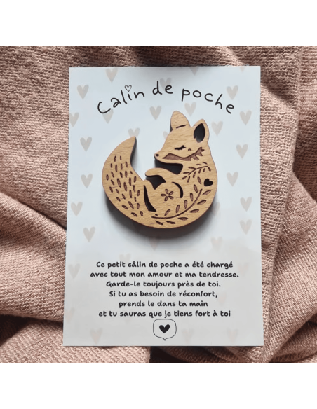 Câlin de poche Renard - Lilladrey