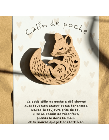 Câlin de poche Renard - Lilladrey