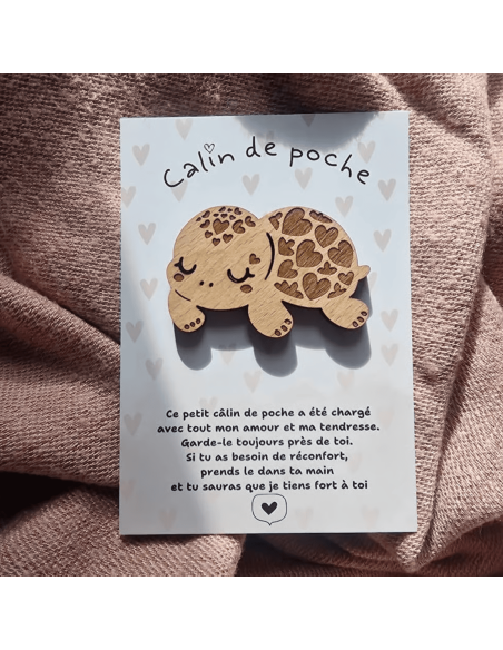 Câlin de poche Tortue - Lilladrey
