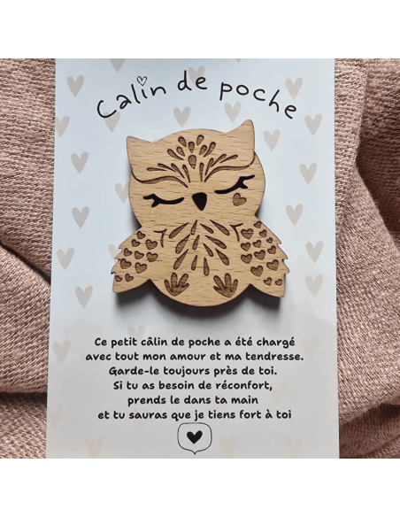 Câlin de poche Chouette - Lilladrey