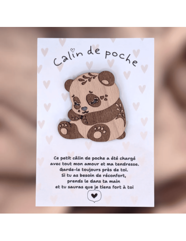 Câlin de poche Panda - Lilladrey