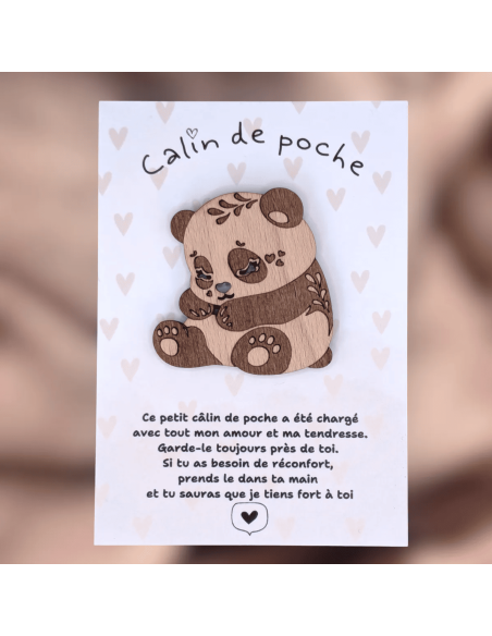 Câlin de poche Panda - Lilladrey