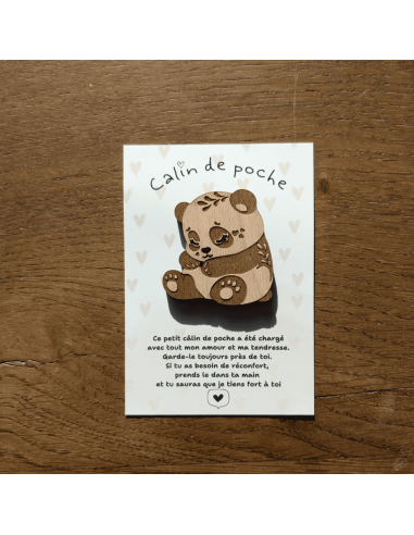 Câlin de poche Panda - Lilladrey