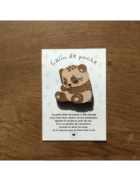 Câlin de poche Panda - Lilladrey