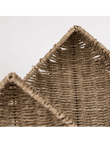 Set de 2 étagères maison en osier - Egmont Toys