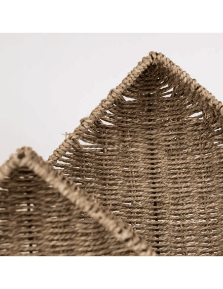 Set de 2 étagères maison en osier - Egmont Toys