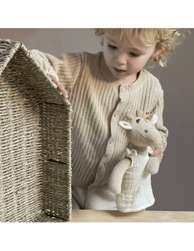 Set de 2 étagères maison en osier - Egmont Toys