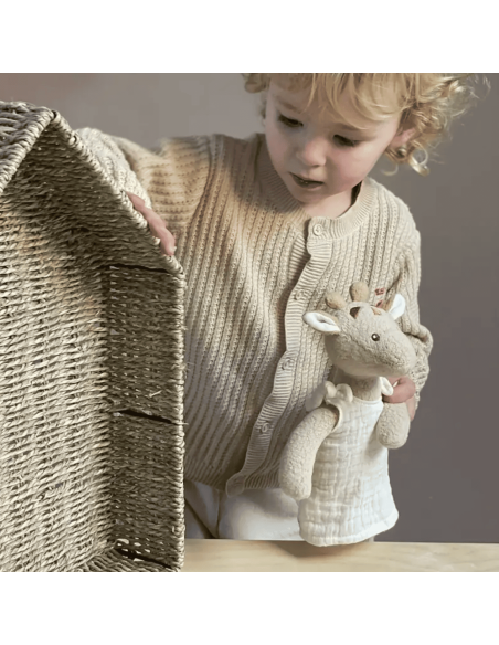 Set de 2 étagères maison en osier - Egmont Toys