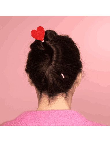 Pic à cheveux Sucette Coeur - Coucou Suzette
